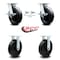 Service Caster 8 Inch Kingpinless Polyolefin Wheel Caster Swivel Locks 2 Rigid SCC, 2PK SCC-KP30S820-POR-BSL-2-R-2 - alternate 6